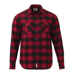 Roots Woven Shirts S / Dark Red/Black Roots73 - Men's SPRUCELAKE Flannel Shirt