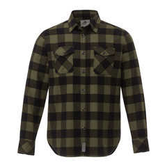 Roots Woven Shirts S / Loden/Black Roots73 - Men's SPRUCELAKE Flannel Shirt