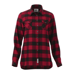 Roots Woven Shirts XS / Dark Red/Black Roots73 - Womens SPRUCELAKE Flannel Shirt