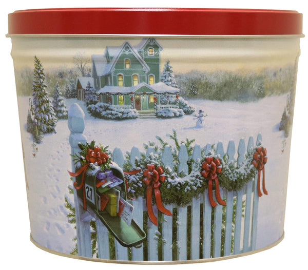 Rural Route 1 Gifting CHEDDAR CHEESE/CARAMEL/NATURAL / CHRISTMAS MAIL Rural Route 1 Popcorn - Christmas Mail Popcorn Tin