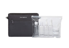 Samsonite Bags One Size / Black Samsonite - Zippered Pouch and 6-Piece Travel Bottle Set