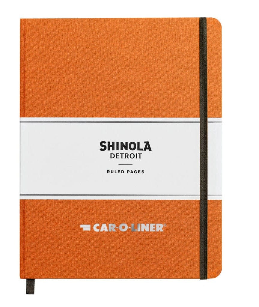 Shinola Accessories 7" x 9" / Sunset Orange Shinola - Large Hardcover Linen Journal (7" x 9")
