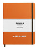 Shinola Accessories 7" x 9" / Sunset Orange Shinola - Large Hardcover Linen Journal (7" x 9")