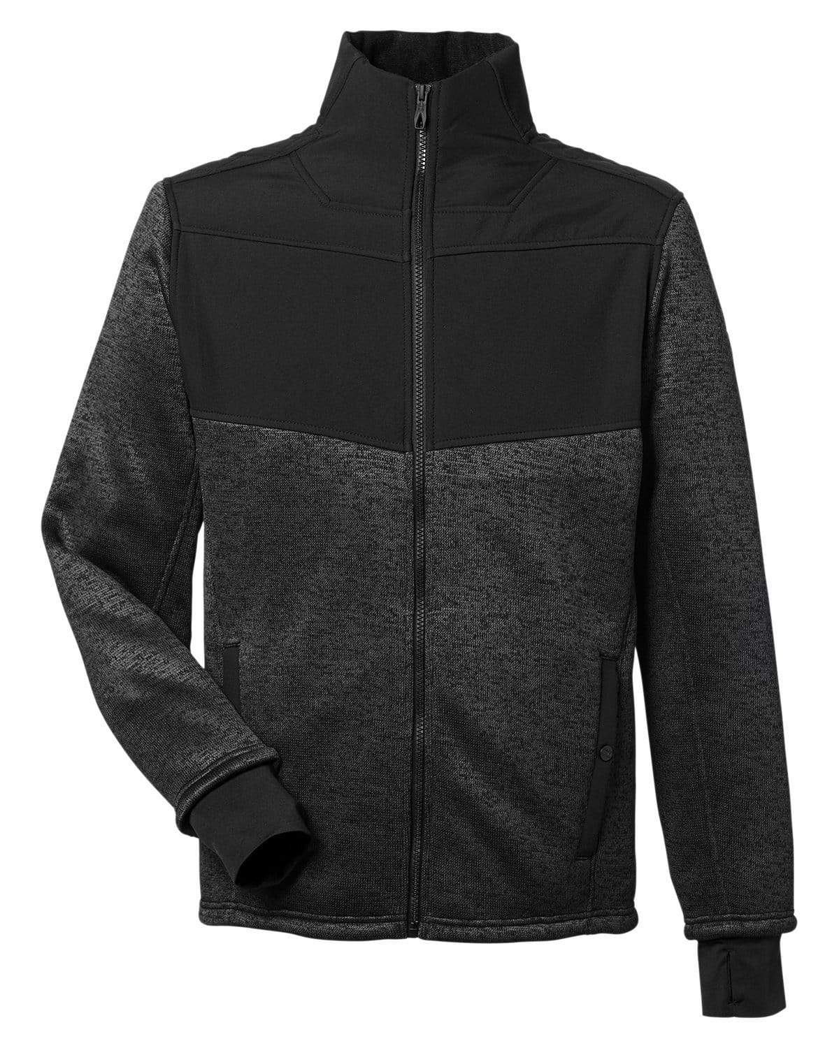 Spyder Fleece S / Black Powder/Black Spyder - Men's Passage Sweater Jacket