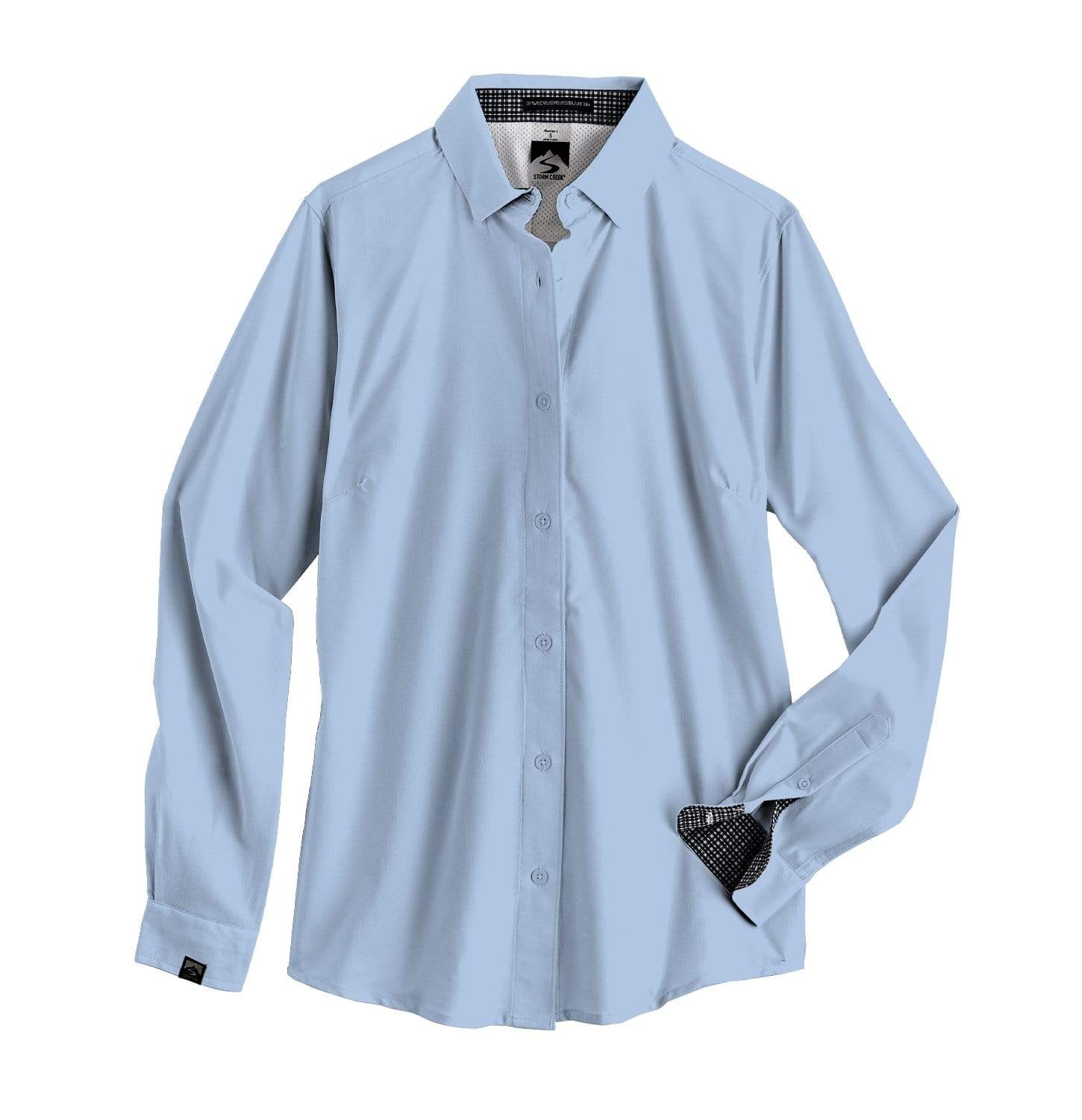 Storm Creek Woven Shirts S / Oxford Blue Storm Creek - Women's Influencer Solid