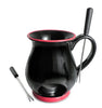 Swissmar Accessories One Size / Black/Red Swissmar - Indulge 4pc Fondue Set