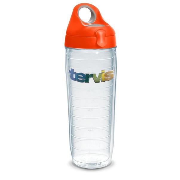 Tervis Clear & Colorful Insulated Tumbler, Size: 24oz Water Bottle