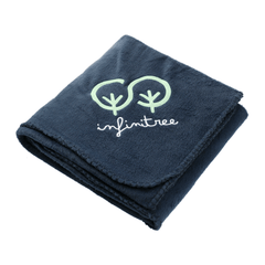Threadfellows Accessories 100% Recycled PET Fleece Blanket with Canvas Pouch