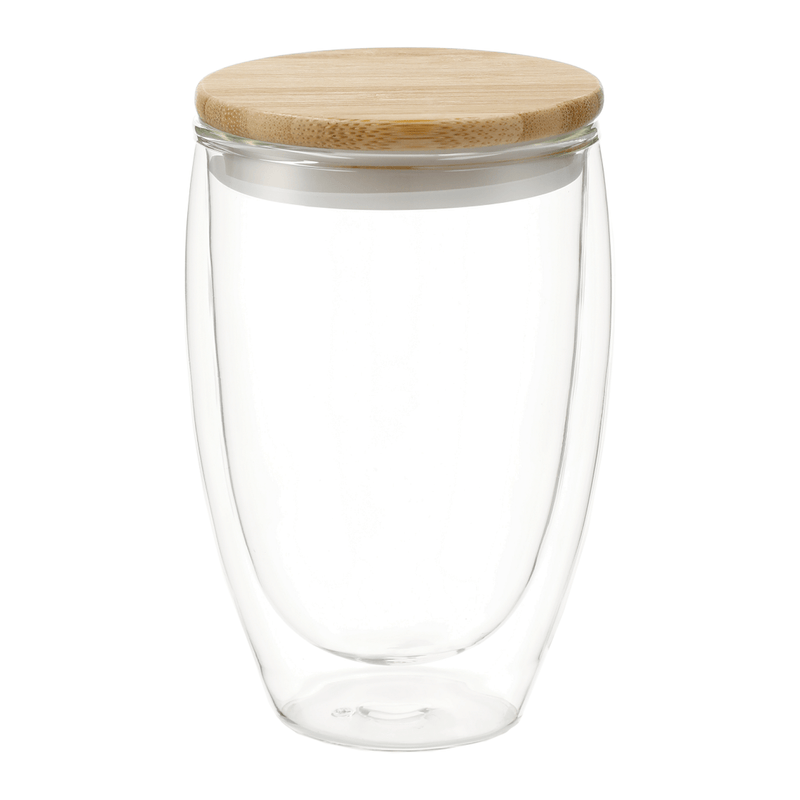 Easton Glass cup w/ Bamboo Lid 12oz – Threadfellows