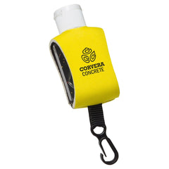 Threadfellows Accessories 250 piece minimum / Yellow Logo'd Neoprene Clip 1 oz Moisture Bead Hand Sanitizer - 1oz