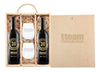 Threadfellows Accessories Cabernet/Cabernet / 750ml Wines & Glasses Gift Set