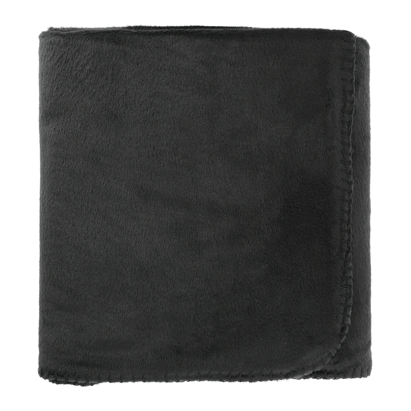 Threadfellows Accessories One Size / Black 100% Recycled PET Fleece Blanket with Canvas Pouch