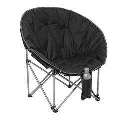 Threadfellows Accessories One Size / Black Folding Moon Chair (400lb Capacity)