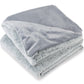 Threadfellows Accessories One Size / Grey Luxe Faux Fur Throw Blanket