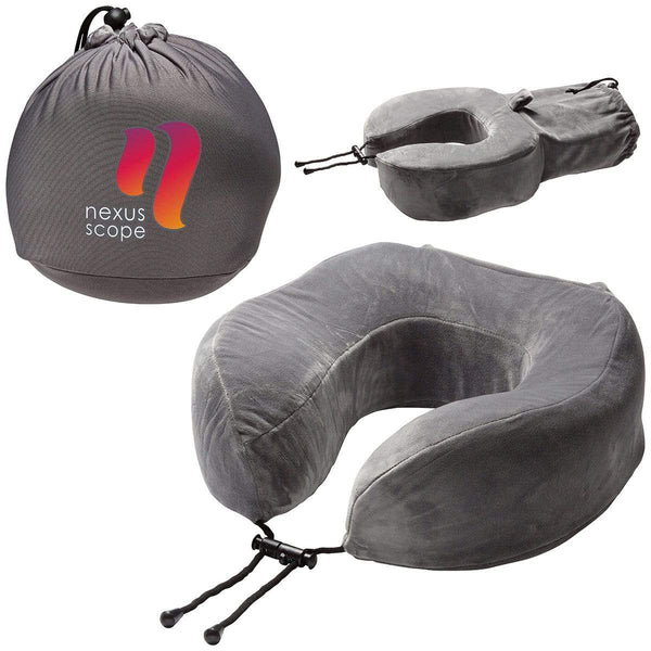 Threadfellows Accessories One Size / Grey Snuggle Memory Foam Neck Pillow
