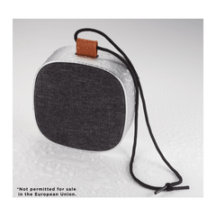 Threadfellows Accessories One Size / Grey Tahoe Metal & Fabric Waterproof Bluetooth Speaker