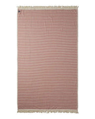 Threadfellows Accessories One Size / Natural/Brick Red Baja Blanket