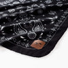 Threadfellows Accessories One Size / Paisley Park Black Slowtide Fleece Blanket