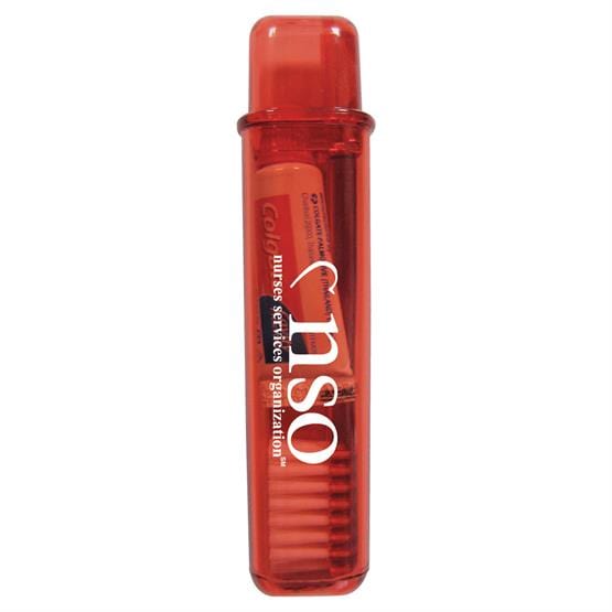 Threadfellows Accessories One Size / Translucent Red Travel Toothbrush w/ Colgate Toothpaste