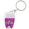 Threadfellows Accessories One Size / White Tooth Shaped Dental Floss w/ Key Chain