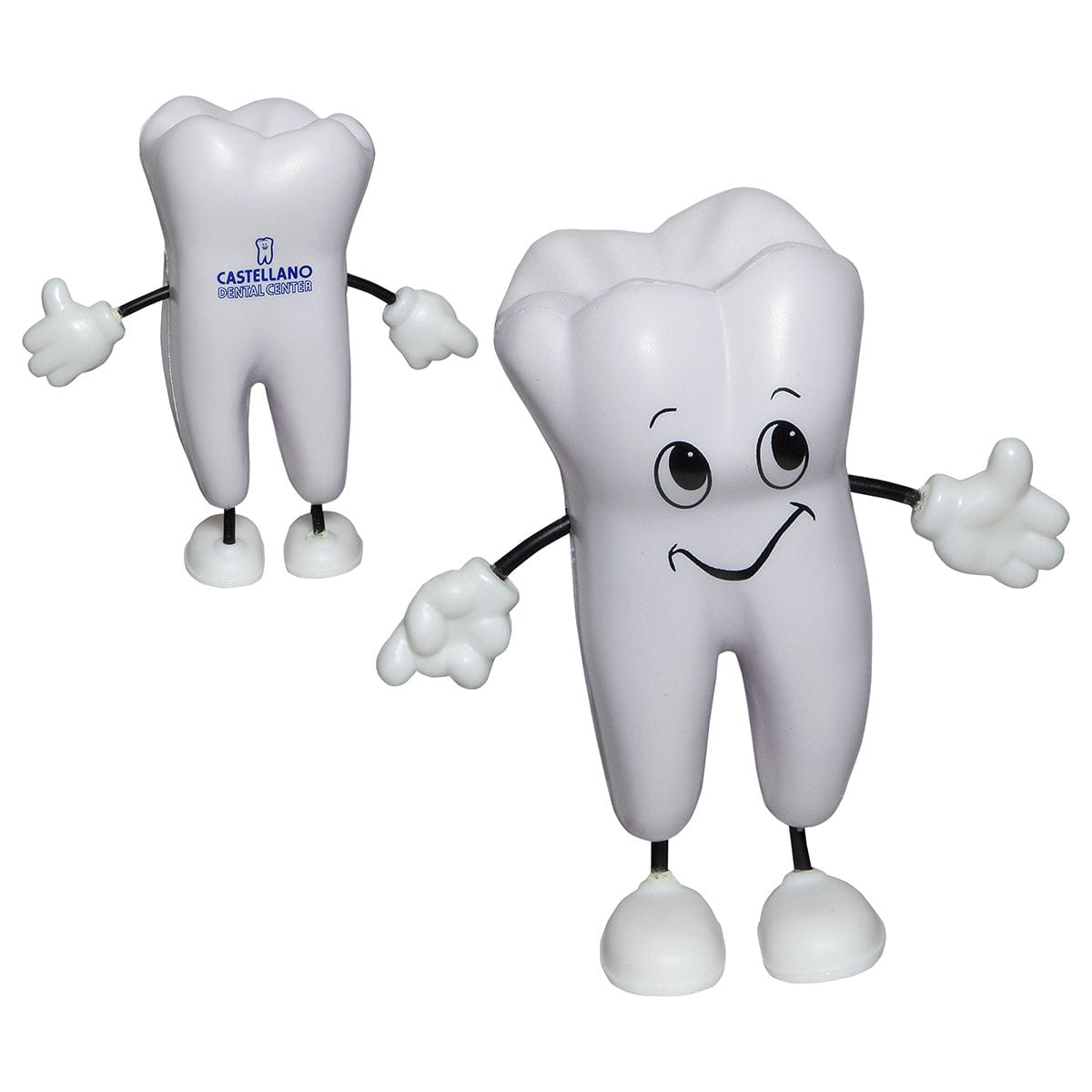 Threadfellows Accessories One Size / White Tooth Shaped Stress Reliever Figurine
