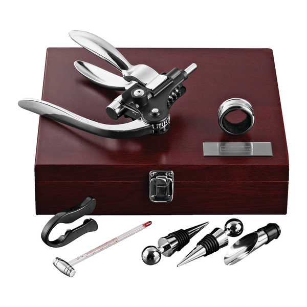 Threadfellows Accessories One Size / Wood Executive Wine Collectors Set