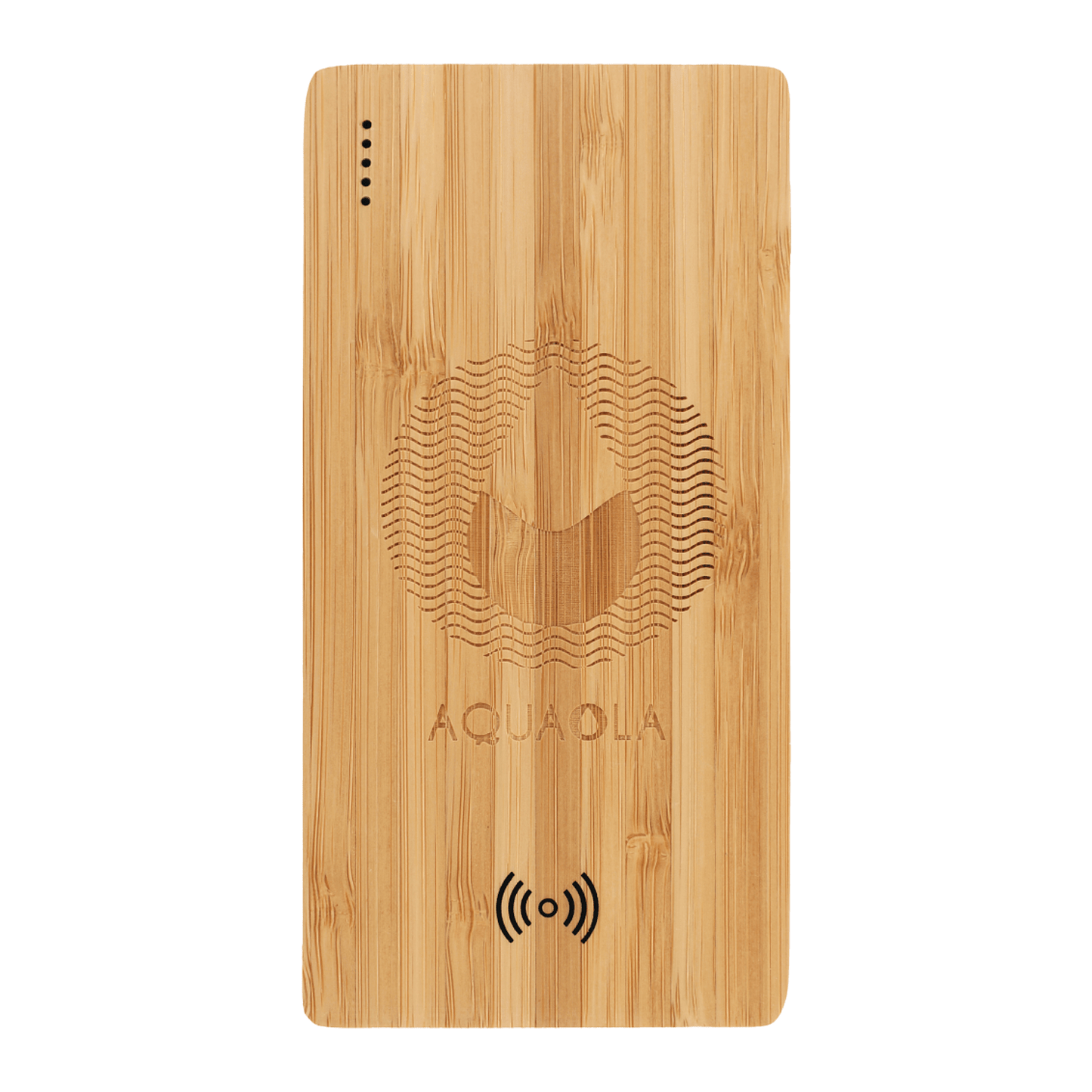 Threadfellows Accessories One Size / Wood Plank 5000 mAh Bamboo Wireless Power Bank