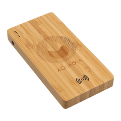 Threadfellows Accessories One Size / Wood Plank 5000 mAh Bamboo Wireless Power Bank