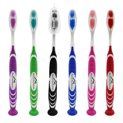 Threadfellows Accessories Stand Up Suction Toothbrush w/ Tongue Scraper