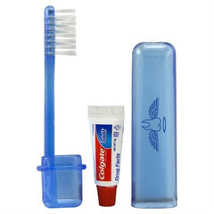 Threadfellows Accessories Travel Toothbrush w/ Colgate Toothpaste