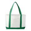 Threadfellows Bags Green/White Large Boat Tote