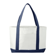 Threadfellows Bags Navy Blue/White Large Boat Tote