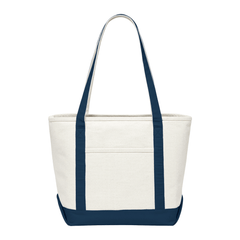 Threadfellows Bags One Size / Blue Baltic 18 oz. Cotton Canvas Premium Boat Tote