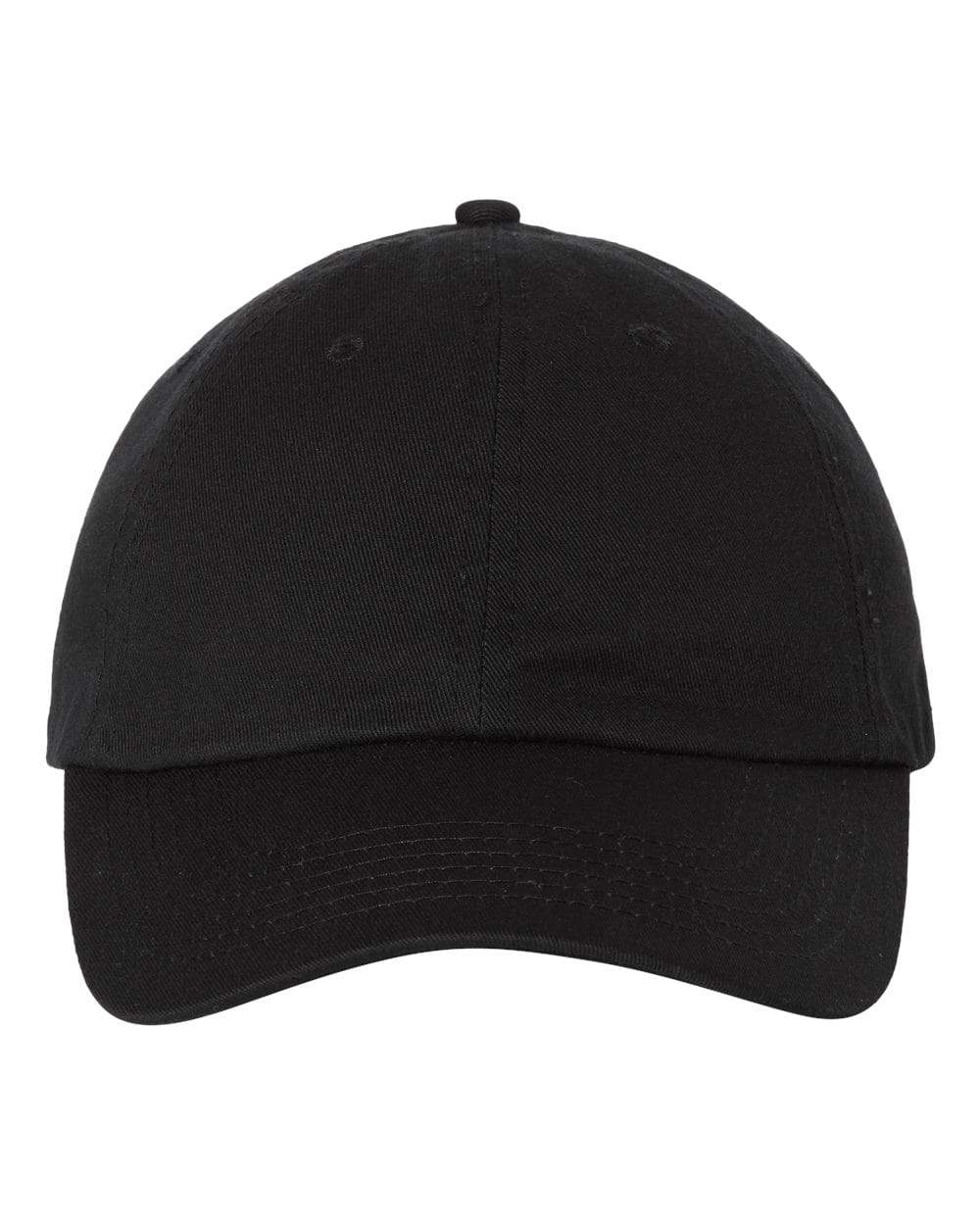Threadfellows Headwear Adjustable / Black Bio-Washed Classic Dad's Cap