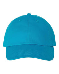 Threadfellows Headwear Adjustable / Neon Blue Bio-Washed Classic Dad's Cap