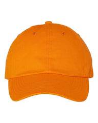 Threadfellows Headwear Adjustable / Neon Orange Bio-Washed Classic Dad's Cap