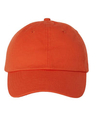 Threadfellows Headwear Adjustable / Orange Bio-Washed Classic Dad's Cap