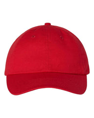 Threadfellows Headwear Adjustable / Red Bio-Washed Classic Dad's Cap
