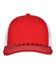 Threadfellows Headwear Adjustable / Red/White The Game - Everyday Rope Trucker Cap