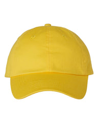 Threadfellows Headwear Adjustable / Yellow Bio-Washed Classic Dad's Cap