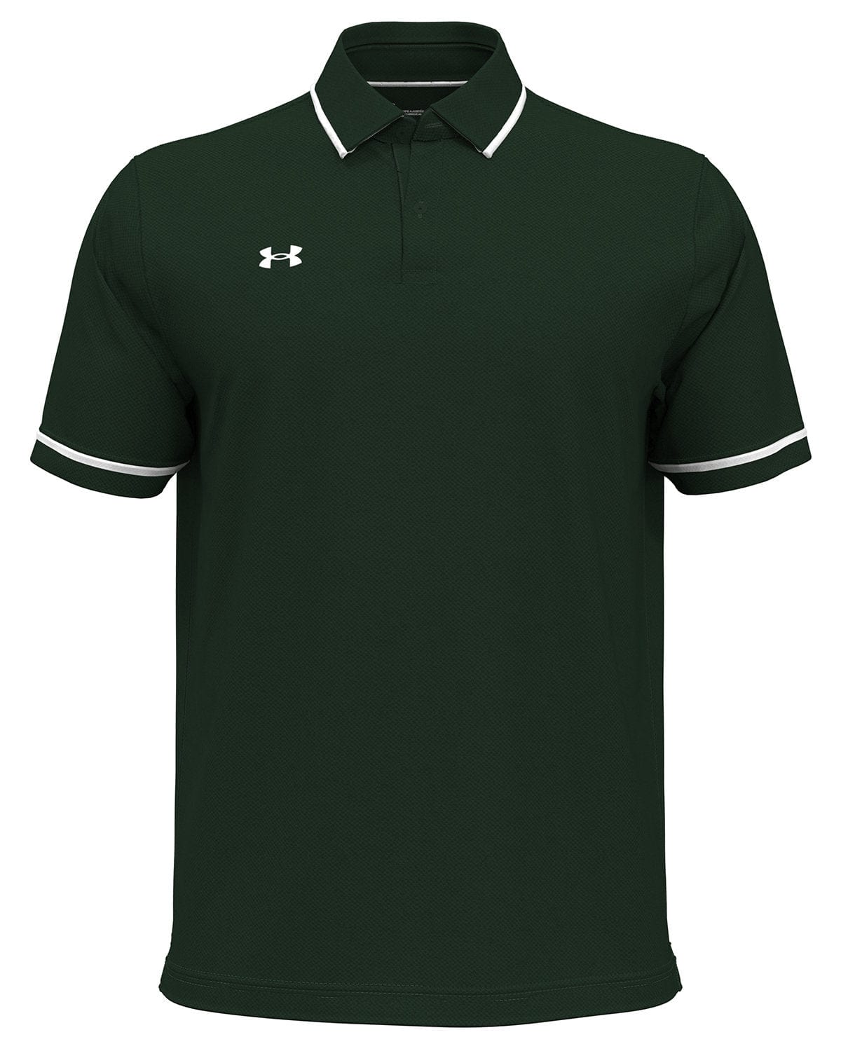 Under Armour Polos S / Forest Green/White Under Armour - Men's Tipped Teams Performance Polo