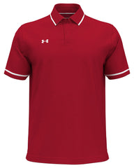 Under Armour Polos S / Red/White Under Armour - Men's Tipped Teams Performance Polo