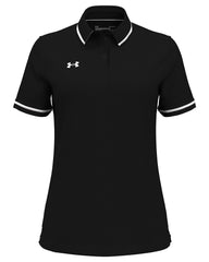 Under Armour Polos XS / Black/White Under Armour - Women's Tipped Teams Performance Polo