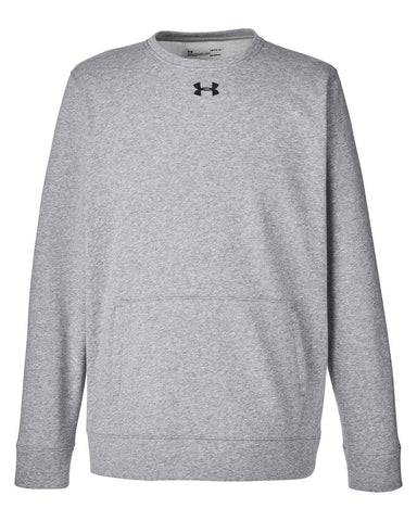 Custom Embroidered Under Armour Men's True Grey Heather / Black