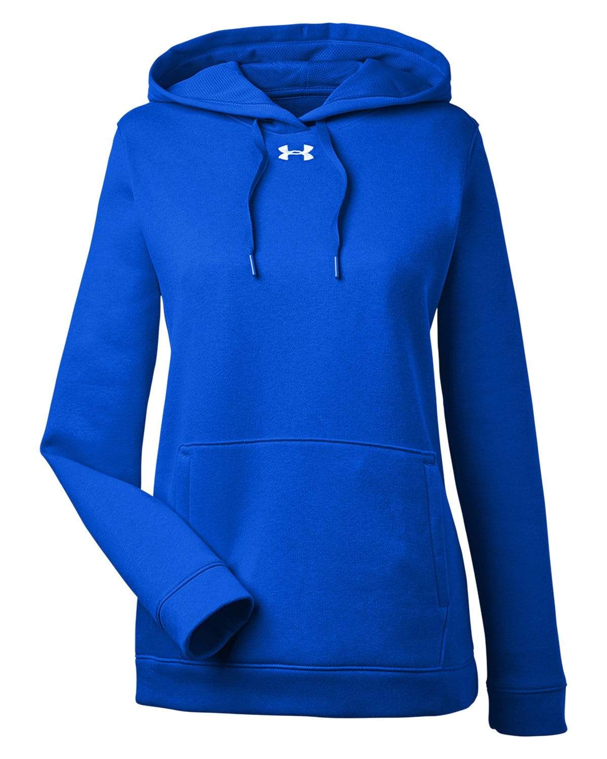 Under Armour Blue Sweatshirt With Hoodie. Logo On Chest. Size Women's S.  NWT.