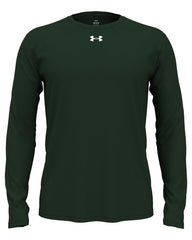 Under Armour T-shirts S / Forest Green/White Under Armour - Men's Team Tech Long-Sleeve T-Shirt