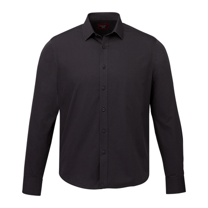 men's wrinkle free black dress shirt Puritan Wrinkle Free Men's Dress Shirt Size L Long Sleeve Black