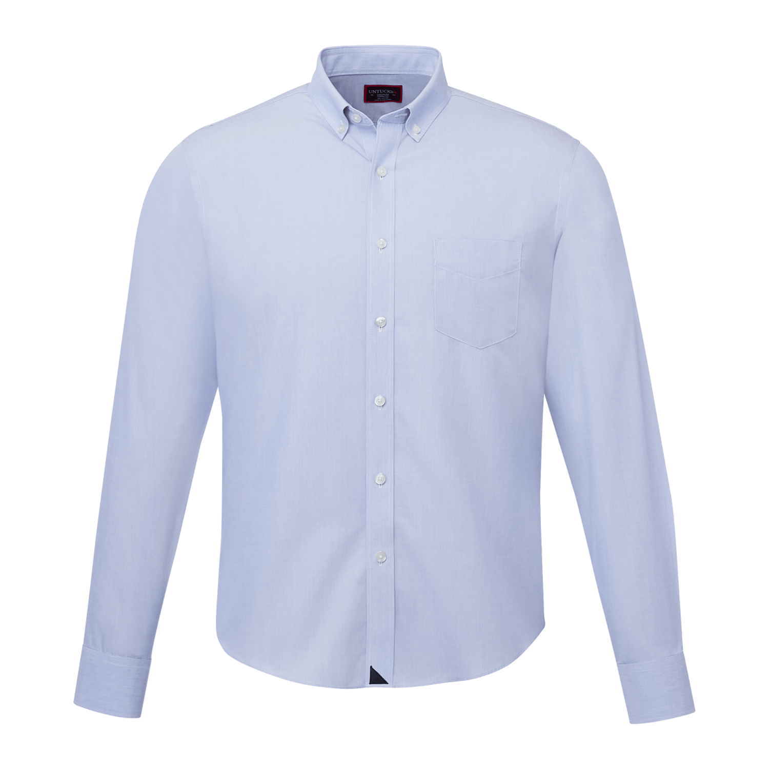 UNTUCKit Polo Wrinkle-Free Damaschino Long-Sleeve Shirt Blue purchases Men’s Size XL