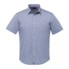 UNTUCKit Woven Shirts S / UNTUCKit Navy UNTUCKit - Men's Petrus Wrinkle-Free Short Sleeve Shirt