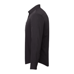 UNTUCKit Woven Shirts UNTUCKit - Men's Black Stone Wrinkle-Free Long Sleeve Shirt